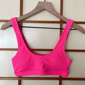 Bright Barbie bikini top